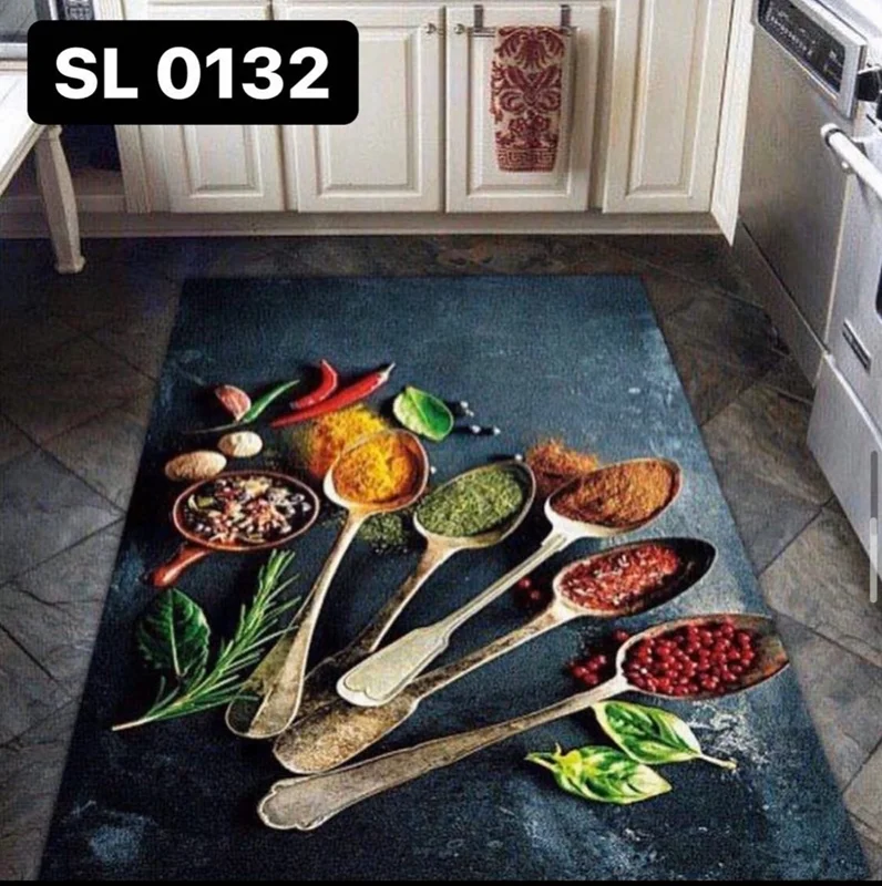 فرشینه آشپزخانه کد SL 0132 طرح ادویه سایز ۱۰۰ در ۱۴۰